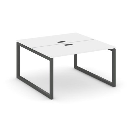 Рабочая станция 2-х сторонняя SN-5O.DRS-011 (980х1432х750) (Белый/Металл Антрацит)