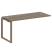 Проходной наборный элемент рабочей станции Metal System Style БО.ПРС-СП-1.4 1600x720x750 (Дуб Наварра/Серый металл)