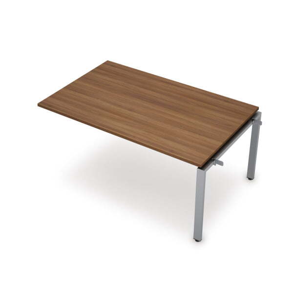 6МПС.602 Бенч-система для переговорных столов, средний модуль (1200x1000x750) (Шамони темный/Алюминий матовый)