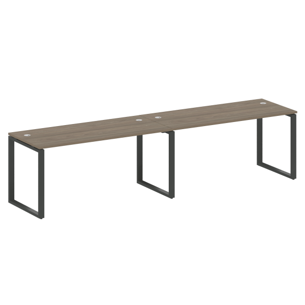 Рабочая станция Metal System Style БО.СМ-2.4 3200x720x750 (Вяз/Антрацит металл)