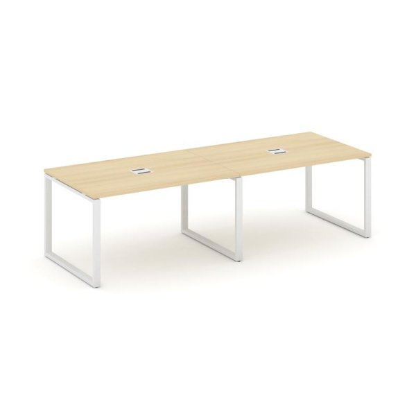 Стол переговорный SN-6O.SPRG-014 (3160х980х750) (Акация Лорка/Металл Белый)