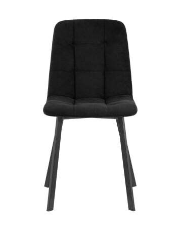 Стул Oliver Square велюр черный (Стул Oliver черный)