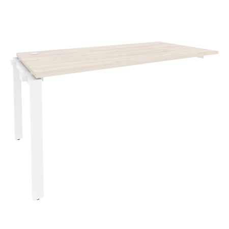 Наборный элемент рабочей станции на П-образном м/к Onix O.MP-1.NRS-4.8 1580x800x750 (Денвер Светлый/Белый Металл)