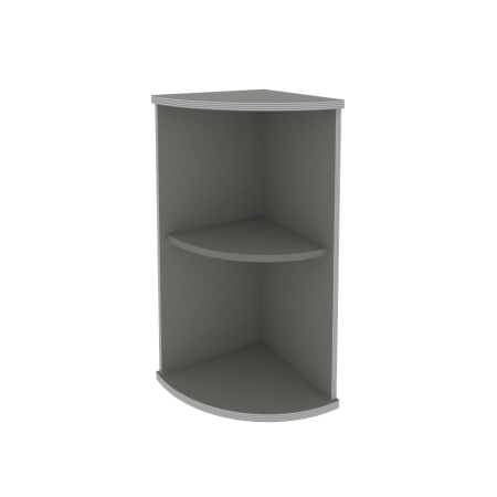 Стеллаж угловой Riva А.УС-3 365x365x828 (Клен-Металлик)