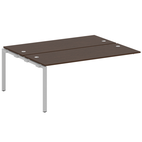 Проходной наборный элемент рабочей станции Metal System Style БП.ПРС-СП-2.5 1800x1475x750 (Венге Цаво/Серый металл)