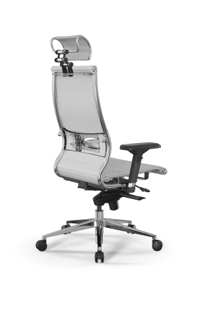 Кресло для руководителя Метта Samurai L2-7D - Infinity /Kc04/Nc04/D04P/H2cL-3D(M06.B32.G11.W03) (Белый)