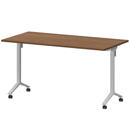 Стол мобильный складной Моби МБ22-140.70 1400x700x750 (Орех/Белый)