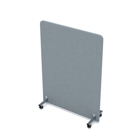Акустическая мобильная перегородка SOFTOffice 011.МП.1014 1000x377x1400 (New grey)