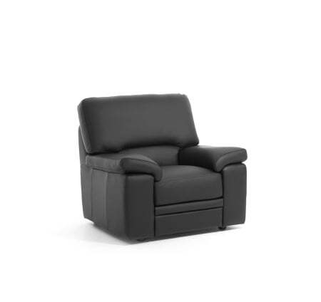 ELLA КРЕСЛО КОЖА (ЧЕРНЫЙ)