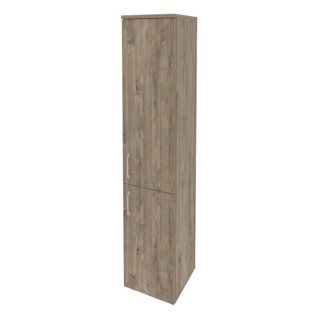 Шкаф высокий узкий правый Onix O.SU-1.3R 400x420x1977 (Тиквуд Темный)