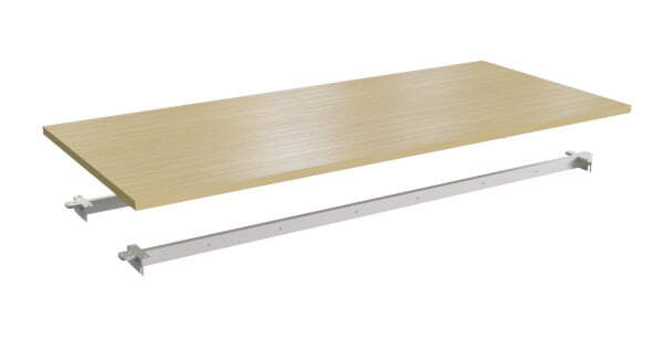 Столешница одинарная 160 Steel 11160 1600x700x25 (Дуб светлый)