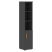 Шкаф колонка с глухой малой дверью левый Forta FHC 40.5 (L) 399x404x1965 (Белый премиум)