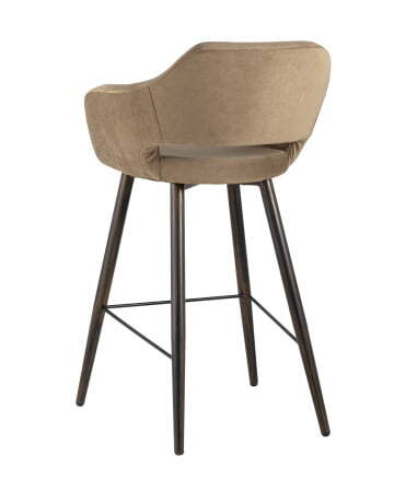 Стул барный Саймон велюр капучино (Стул барный Саймон капучино)