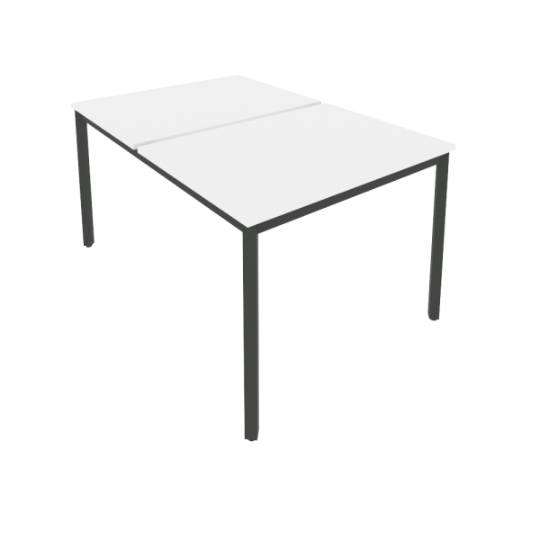 Рабочая станция на металлокаркасе Slim С.СП-3.3 980x1475x750 (Белый/Антрацит металл)