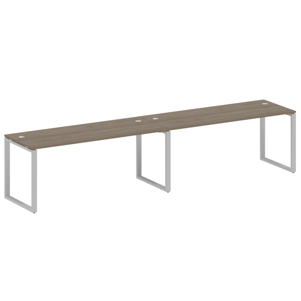 Рабочая станция Metal System Style БО.СМ-2.5 3600x720x750 (Вяз/Серый металл)