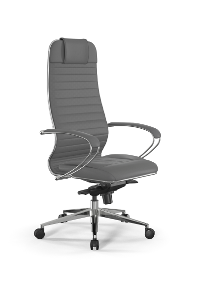 Кресло для руководителя Метта Samurai L1-4K - Infinity /Uc02/Wm06/K2cL(M06.B32.G11.W03) (Серый)