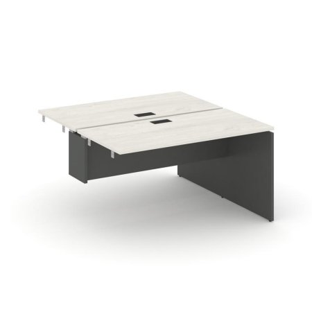 Стол-приставка к опорным элементам SN-D.DPRS-014 (1580х1432х750) (Дуб Наварра/Антрацит)