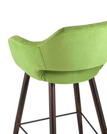 Стул барный Саймон велюр травяной (Стул барный Саймон травяной)