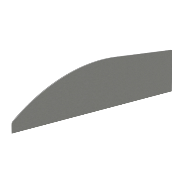 Экран Riva А.ЭКР-4.1 1600x450x18 (Клен-Металлик)