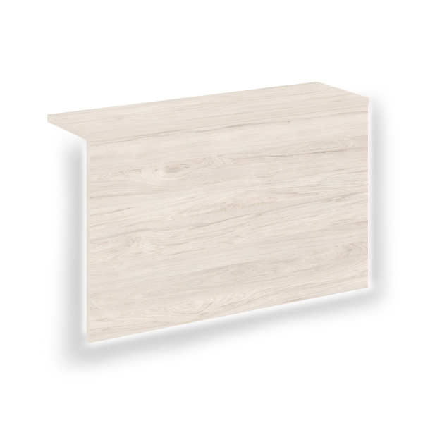 Накладка с подсветкой прямая высокая на 2 модуля О.R-F.MP.V-78 Onix О.R-NP.V-78.2.S 1100x327x674 (Денвер Светлый)