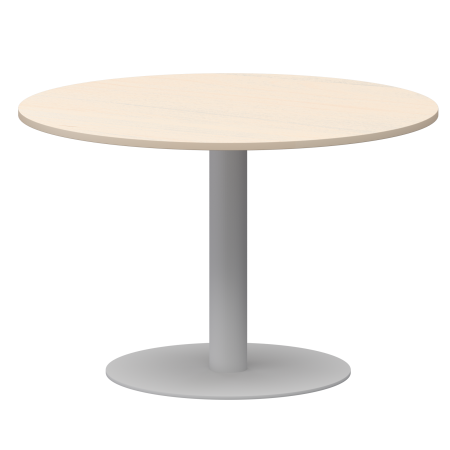 Стол круглый Арго-М АМ-Д120 1200x1200x760 (Бук/Белый)