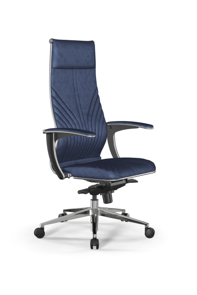 Кресло для руководителя Метта Samurai B1-13U - GoyaLE /Kc31/Wm31/U0mV-mL(M06.B32.G11.W03) (Синий)
