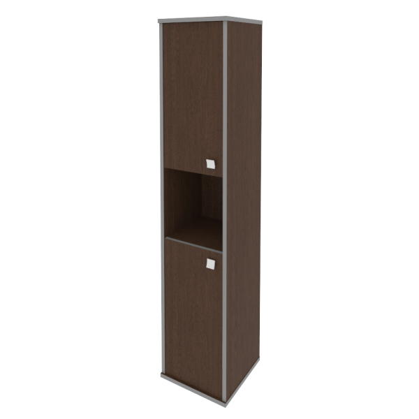 Шкаф высокий узкий, левый Style Л.СУ-1.5Л 412x410x1980 (Венге Цаво)