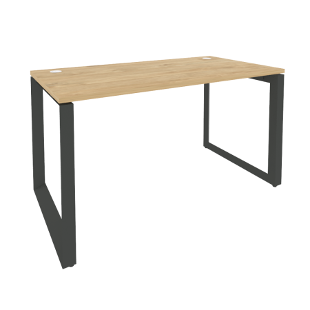Стол рабочий на О-образном м/к Onix O.MO-SP-3.7 1380x720x750 (Тиквуд Светлый/Черный металл)