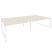 Рабочая станция на О-образном м/к Onix O.MO-D.RS-4.4.8 3160x1635x750 (Тиквуд Темный/Белый Металл)