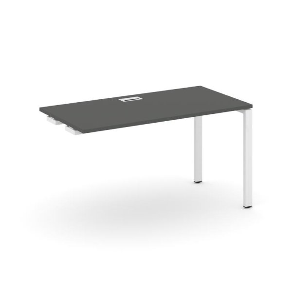Стол-приставка к опорным элементам SN-6P.OPRS-014 (1580х700х750) (Антрацит/Металл Белый)