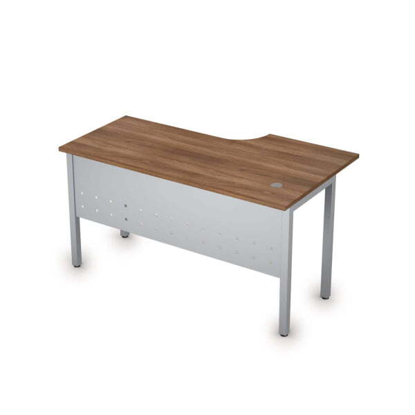 Стол письменный на металлокаркасе лев Стиль 2МК.142 1400x800x750 (Шамони темныйСерый)