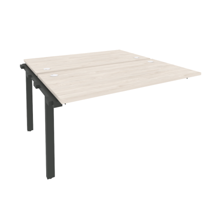 Наборный элемент рабочей станции на м/к Onix O.M-2.NRS-3.7 1380x1475x750 (Денвер Светлый/Черный металл)