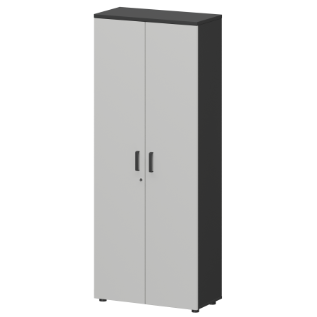 Шкаф Смарт СМШ-58Д Тип1 792x380x1990 (Графит/Белый)