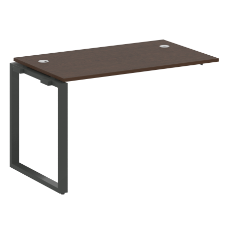 Проходной наборный элемент рабочей станции Metal System Style БО.ПРС-СП-1.2 1200x720x750 (Венге Цаво/Антрацит металл)