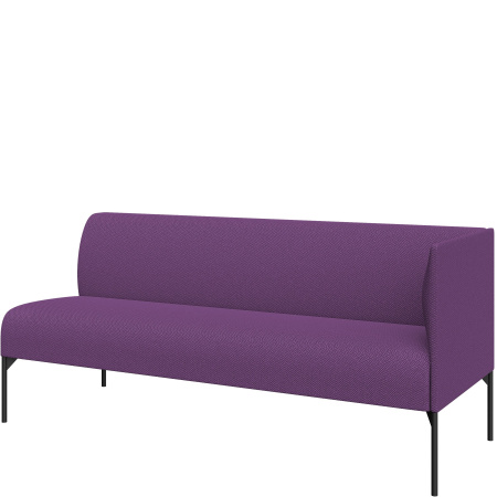 Диван Бридж. Модуль 3-местный левый. (Модуль 3-местный левый sweet_rose_violet)
