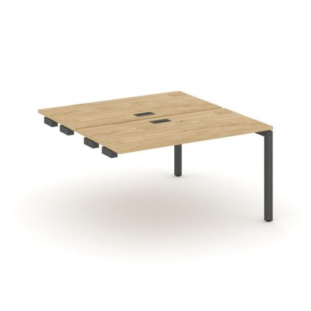 Стол-приставка к опорным элементам SN-5P.DPRS-013 (1380х1432х750) (Тиквуд Светлый/Металл Антрацит)