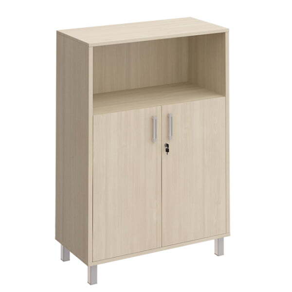 Шкаф для документов двери ДСП с замком +ниша Борн B 420-821-1 900x450x1310 (Дуб шамони)