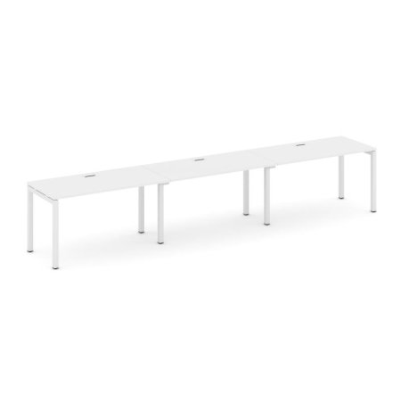 Рабочая станция 1 сторонняя SN-5P.ORS-054 (4740х800х750) (Белый/Металл Белый)