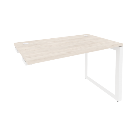 Стол-приставка на О-образном м/к к опорным элементам Onix O.MO-SPR-2.7 1180x720x750 (Денвер Светлый/Белый Металл)