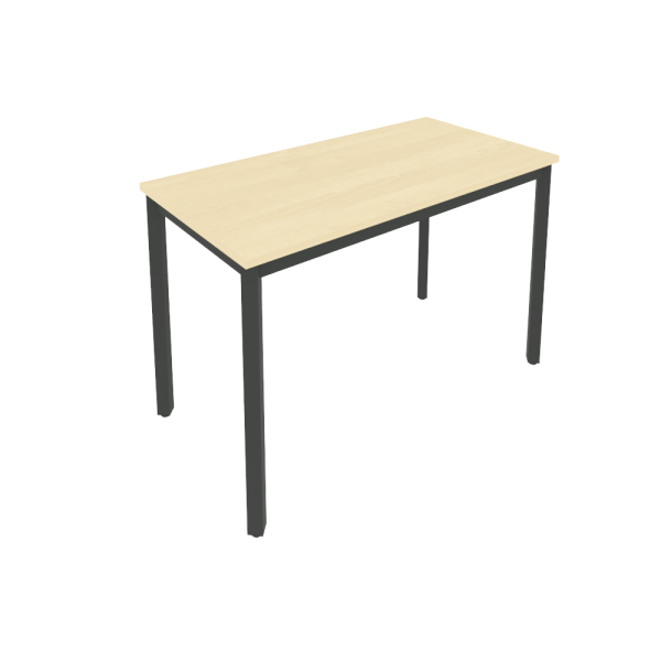 Стол письменный на металлокаркасе Slim С.СП-4.1 1180x600x750 (Клен/Антрацит металл)