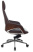 Кресло руководителя _DAO-2 коричневый кожа с подголов. крестов. алюминий (Коричневый)