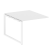 Проходной наборный элемент переговорного стола Metal System Style БО.ППРГ-1 1000x1235x750 (Дуб Наварра/Серый металл)