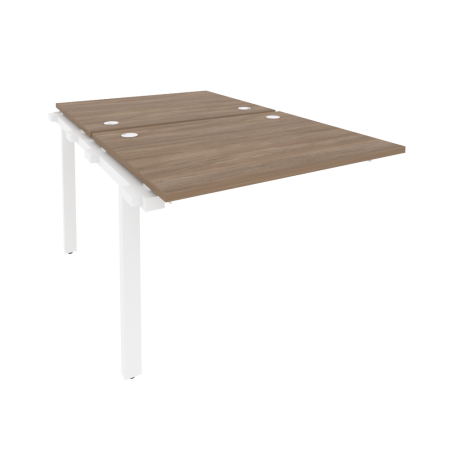 Наборный элемент рабочей станции на м/к Onix O.M-2.NRS-1.8 980x1635x750 (Дуб Аризона/Белый Металл)