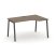 Стол рабочий эргономичный SN-4A.SPA-001(R) (1380х600/980х750) (Тиквуд Светлый/Металл Антрацит)