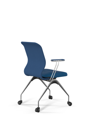 Кресло для руководителя Метта Sit 8 Mr4-4T - Vivaldi /Uh00/Wh12/T4mV-c(F53.W02) (Светло-синий)