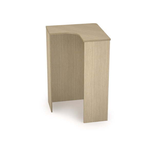 2РСУ.004 Ресепшн угловой 755x755x1230 (Дуб)