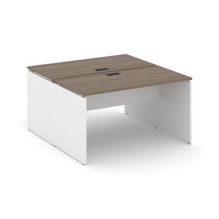 Рабочая станция 2-х сторонняя SN-D.DRS-013 (1380х1432х750) (Вяз Благородный/Белый)