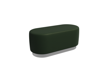 Пуфик PV-3 (Latte Lux 412/Серебро)