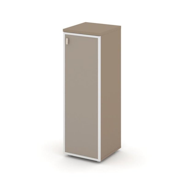 Шкаф средний узкий правый ES.SU-2.4R (R) I (400х420х1207) (Латте/Лакобель umbra)