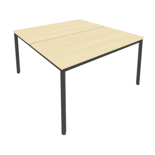 Рабочая станция на металлокаркасе Slim С.СП-5.3 1380x1475x750 (Клен/Антрацит металл)